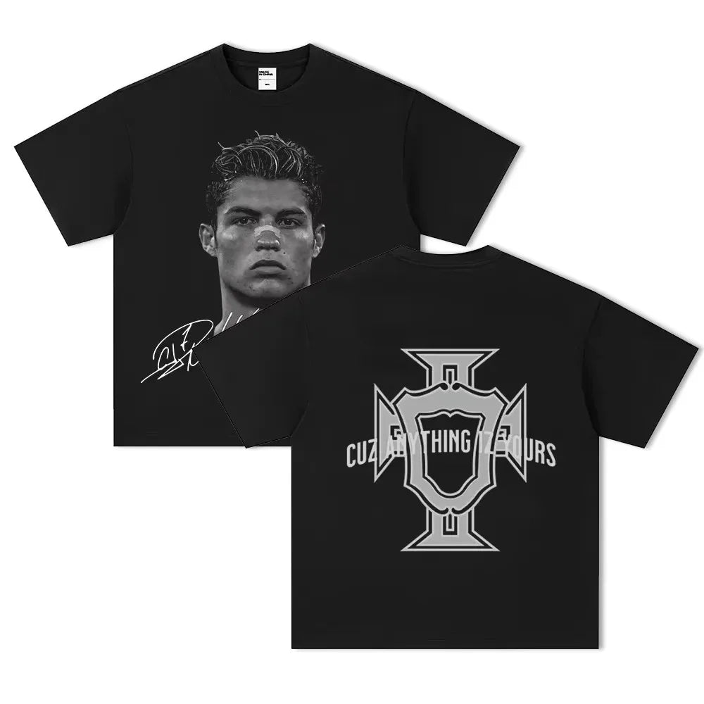 444 FOOTBALL STREET TEE – CLASSIC PRINT